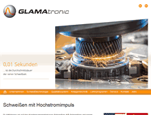 Tablet Screenshot of glamatronic.de